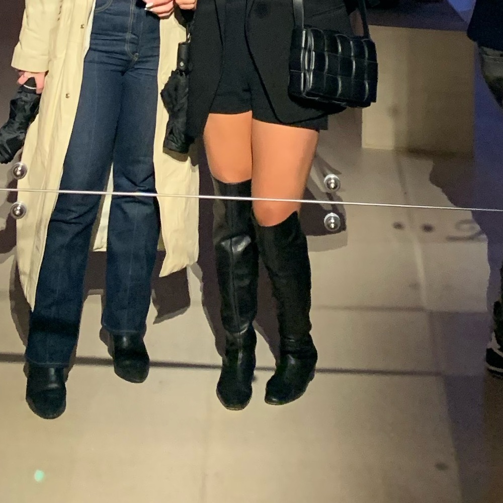 Nine West Black Over the Knee Boots